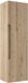 Saniclass Prime Balance Hoge Kast - 120x34.5x26.9cm - 1 deur - rustiek eiken - MDF