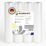 4 rollen vacuümzakken 30 cm x 6 m (4 stuks)