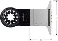 Rotec HCS STARLOCK INVALZAAGBLAD TYPE MTS65, 65X50 MM