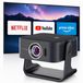Kiano Elegance Cinema projecteur Full HD, 400 ANSI-lumen, Netflix, mise au point automatique, gris
