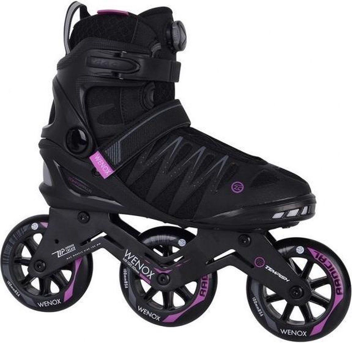Tempish Inlineskates Dames WENOX TOP 100 Zwart/Roze 37