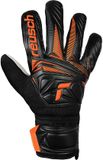 Reusch Keepershandschoenen Attrakt Starter Solid Zwart/Schokkend Oranje Maat 9.5