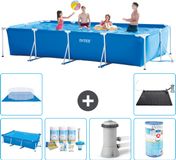 Intex Rechthoekig Frame Zwembad - 450 x 220 x 84 cm - Blauw