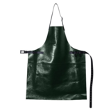 Dutchdeluxes Leren Schort - BBQ Stijl Metallic Groen