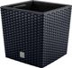 Prosperplast Rato Low Pot avec insert - Anthracite - 3 litres