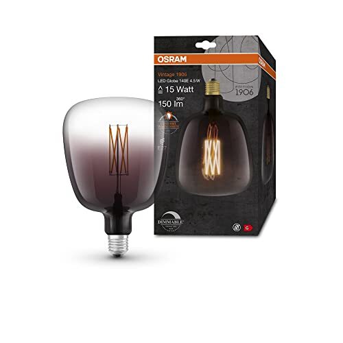 OSRAM Lamps OSRAM Vintage 1906 LED lamp, smoke tint, 4.5W, 150lm