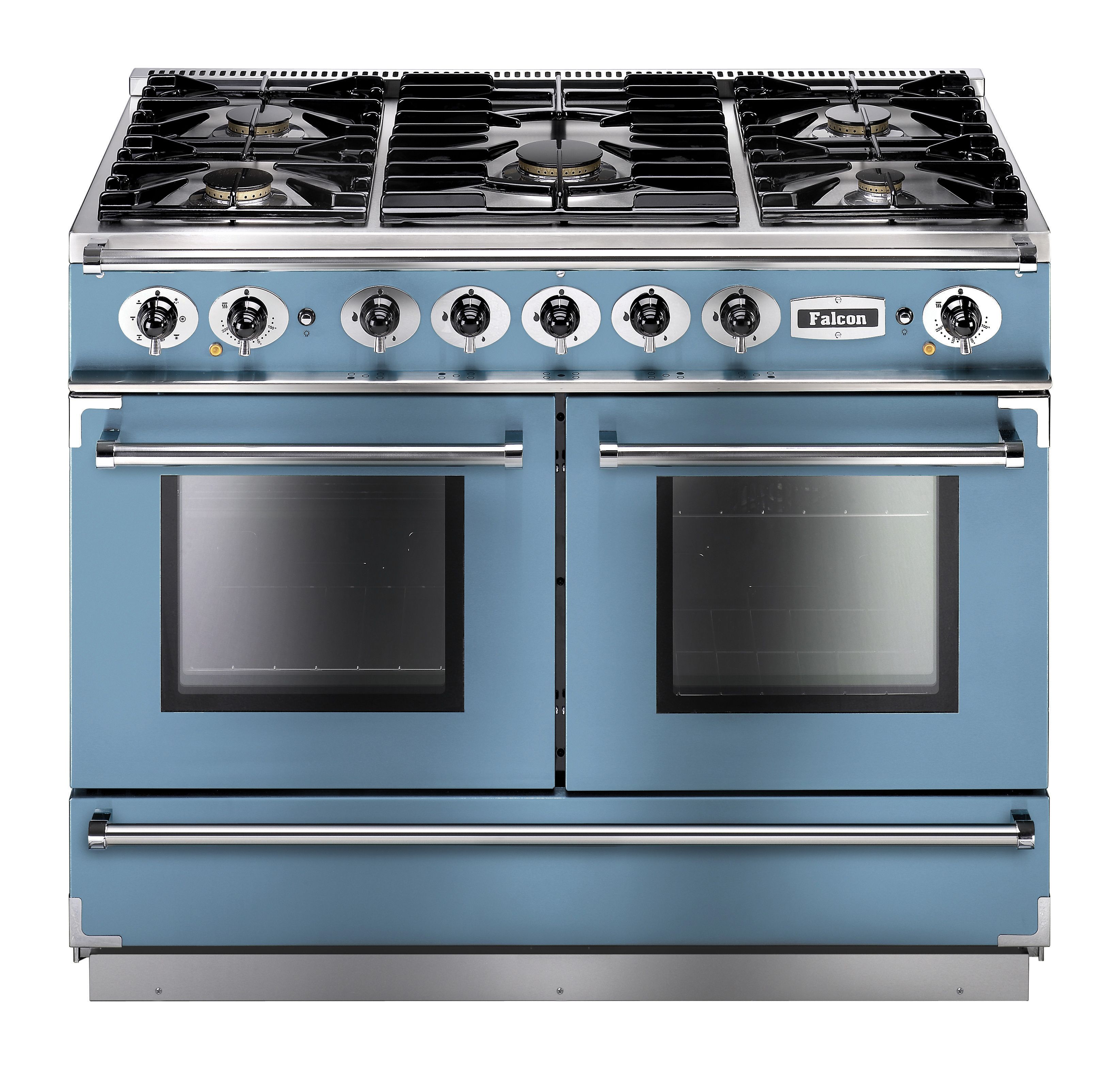 Falcon 1092 Continental Range Cooker - China Blue - Gas Hob - Electric Ovens