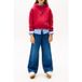Tommy Hilfiger Fille Hoodie Rhine Stone Flag Ruby Rhubarb Taille : 16Y
