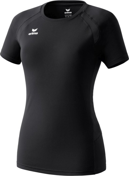 Erima Performance T-Shirt - T-Shirt - Dames - Maat 46 - Zwart