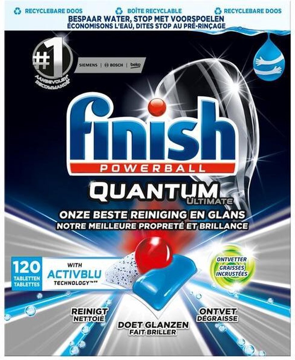 FINISH Powerball Quantum Ultimate Vaatwastabletten