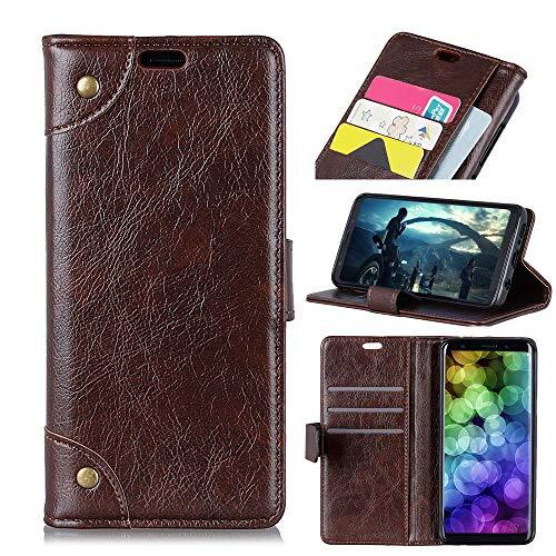 Custodia Custodia® flip portefeuille hoes voor Samsung Galaxy A9 2018, Samsung Galaxy A9 2018, donkerbruin