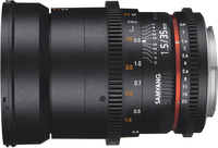 Samyang 35mm T1.5 VDSLR AS UMC II - Pentax K - Zwart