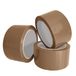 ARVO 3 stuks verpakkingstape voor algemeen gebruik met laag geluidsniveau - 48 mm x 60 m, bruin plakband voor verpakkingsdozen, verpakkingstape voor verhuizing (3 stuks, bruin)
