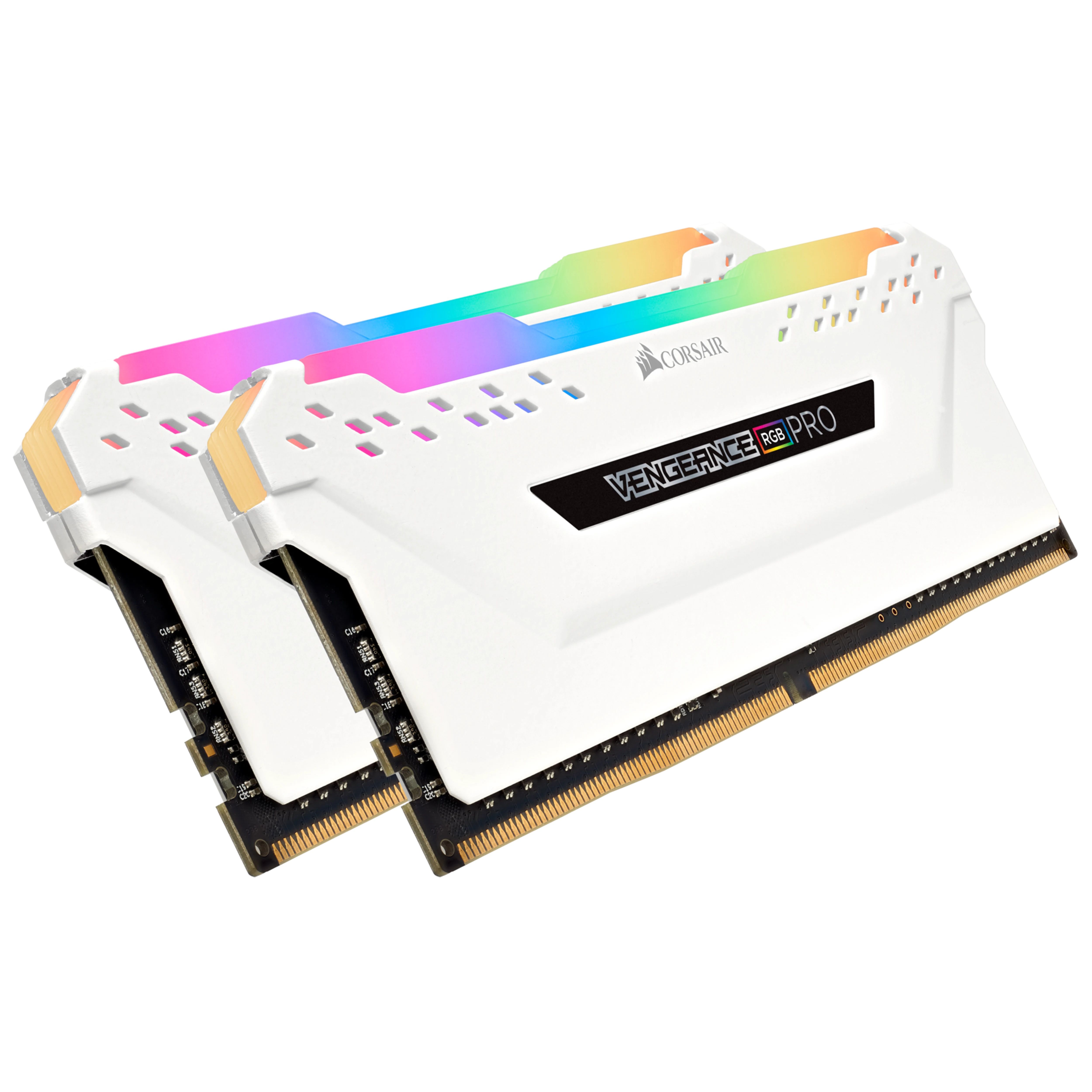 Corsair Vengeance RGB CMW16GX4M2C3200C16W 16GB (2x8GB) DDR4 3200MHz CL16 - White
