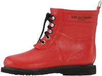 Ilse Jacobsen RUB2 bottes de pluie courtes à lacets Deep Red Taille 41