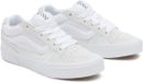 Vans Caldrone Dames Sneaker Suède Wit VN0007P9WHT