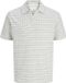 JACK&JONES JPRBLAELI SS POLO STYD AW25 Homme Polo XL Gris Clair Chiné Coton/Polyester