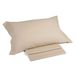 Caleffi - Dekbedovertrekset van katoen, eenkleurig, 100% katoen, effen, voor tweepersoonsbed, touw