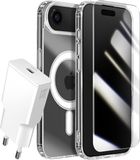 4smarts Starter Premium Pack 3-in-1 met USB-C Oplader 20W, Transparant