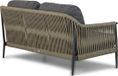 Coco Romeo/Riviera 75 cm hoek loungeset 4-delig grijs-antraciet