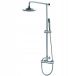 Merkloos Black Diamond Douchekolom met thermostaatkraan, regendouche en handdouche