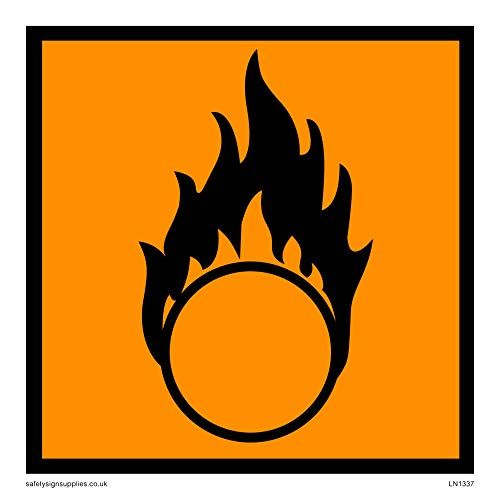 Viking Signs LN1337-S10-V Oxidising - Spaansymbool, Vinyl, 100 mm x 100 mm