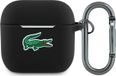 Lacoste étui avec logo crocodile pour AirPods 4, noir