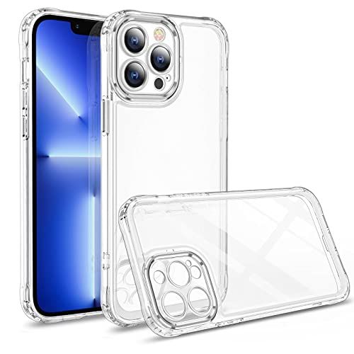 Famz Beschermhoes voor iPhone 14 Pro MAX Hybrid - Transparant