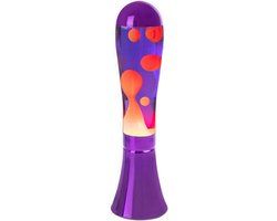 Balvi Lavalamp Paars Rode lava - Metaal - 45x12x12 cm