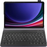 Just in Case tablet Hoes met Toetsenbord geschikt voor Samsung Galaxy Tab S9 / S9 FE / S10 FE / S10 Lite - AZERTY Bluetooth Keyboard Case - Zwart