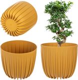 KADAX Bloempot 12,5cm Rond Kunststof Geel