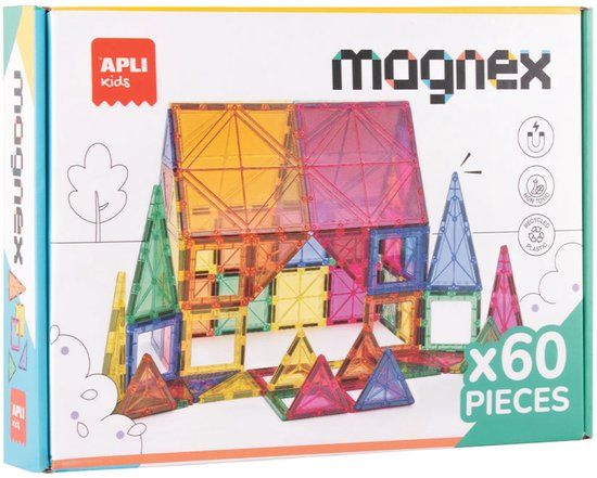 Apli Magnex Magnetische Blokken 60 stuks