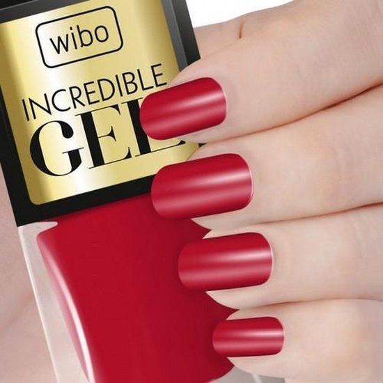 Wibo Incredible Gel Gellak zonder lamp #3 - Rood - 8 ml