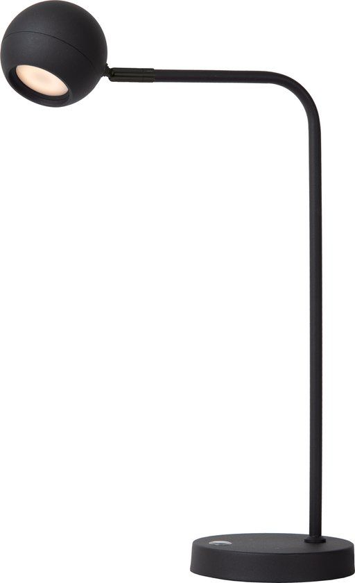Lucide COMET - LED Tafellamp - Oplaadbaar - Zwart
