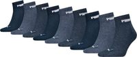 Puma Quartersokken Cushioned New Generation - 9 paar - Blue - Maat 35/38