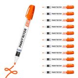 MARKAL 96824 Action Paint Marker ventiel, 2-4 mm ronde punt, oranje (12 stuks)