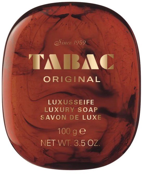 Tabac Original Luxury Soap - met Plastic Zeephouder (100 gr)