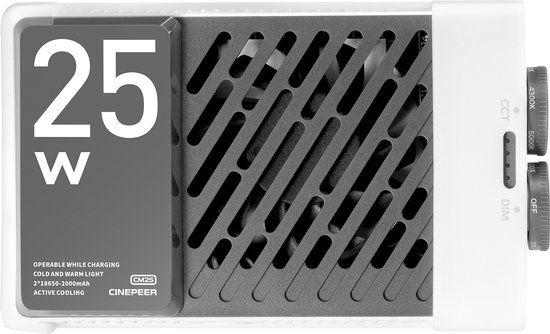 Zhiyun Cinepeer CM25 - Videolicht - 25W - LED - Draagbaar