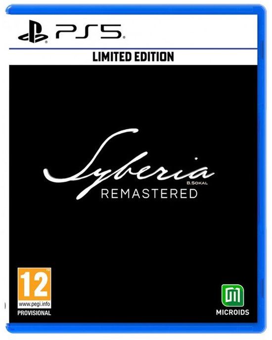Syberia Remastered Limited Edition - PS5 - Blu-ray - Adventure - 12+