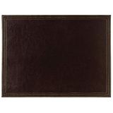 Olympia Kunstleer placemat 40x30cm Roodbruin