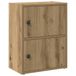 vidaXL Boekenkast 40x24x52 cm bewerkt hout artisanaal eikenkleurig