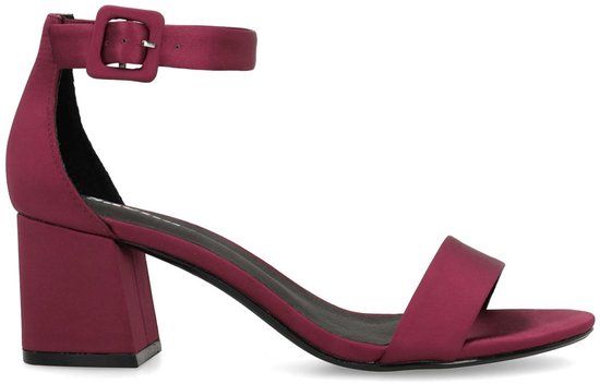 Sacha - Dames - Roze sandalen met hak - Maat 38