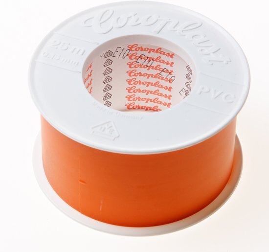 Hemmink Corosplast 302 tape oranje 50mm x 25 meter Prijs per rol