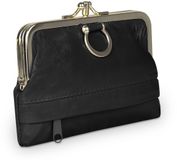 Kaletnik Portefeuille Moyen Cuir Similicuir Noir