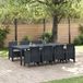 Prolenta Maison Exclusive Tuinset, 9-delig, antraciet, polypropyleen
