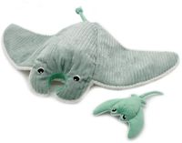 Les duéglingos Les Ptipotos - Pluche Knuffel Mantalou De Mantarog Moeder En Baby Mint