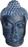 Merkloos / Sans marque Relaxdays Boeddakop 55 cm Antraciet