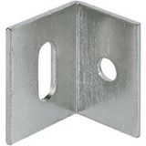 Häfele Equerre d'assemblage acier Raccord angulaire H10318 Equerre de montage 17x21x25mm, avec trou transversal et perçage