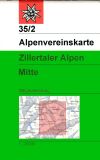 Alpenvereinskarte GPSR Kontakt Alpenvereinskarte 1:25000: Zillertaler Alpen - Mitte