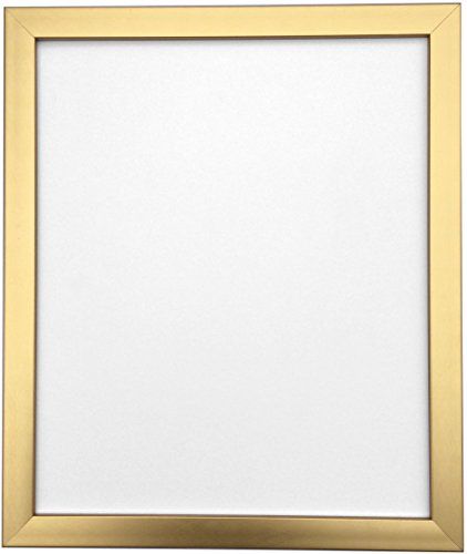 FRAMES BY POST DOOR POST 0.75 Inch Gold Photo Frame 5 x 5 Inch Plastic Glass